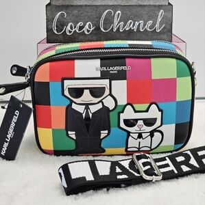 🔥🔥NWT Karl Lagerfeld Paris Maybelle  Crossbody Bag Handbag